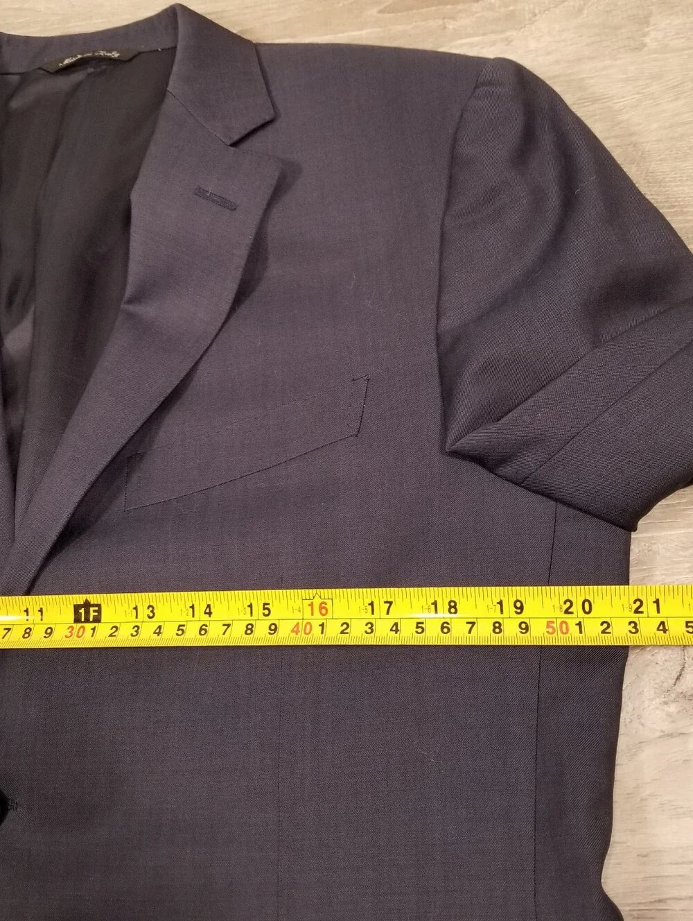 Canali Suit 2 Piece 50R EU (40R 32x30) Mens Navy Blue Rothmans Wool Two Button